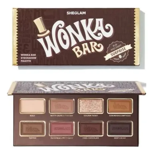 Paleta Sombras Chocolate Wonka Bar Sheglam Marrón