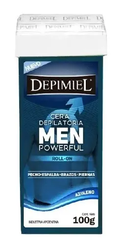 Cera Depimiel Roll-on Men Hombre Powerful X100g