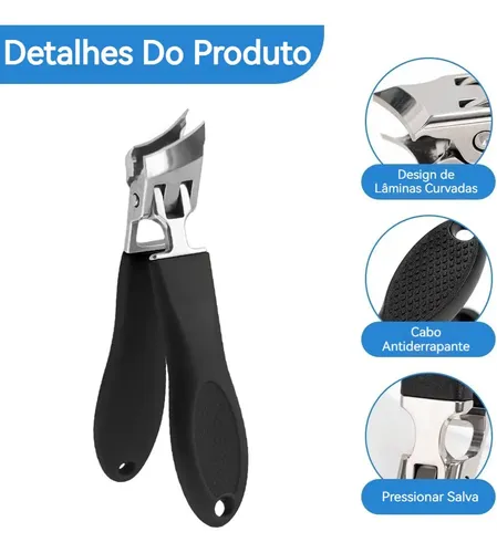 2 Cortauñas Profesionales De Acero Inoxidable Con Boquilla