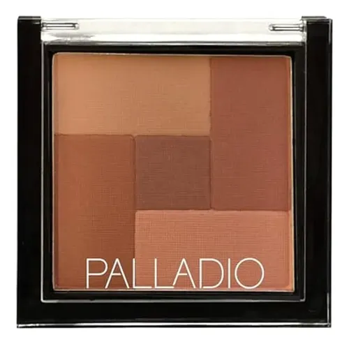 Colorete Y Bronceador En Polvo Palladio 2 En 1 Con Forma De