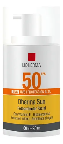 Lidherma Protector Facial Dherma Sun Fotoprotector 50fps