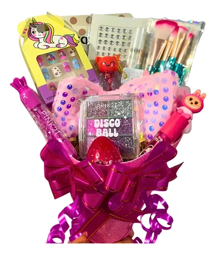 Ramo De Maquillaje Regalo Nena Sombra Hada Lio Gloss Strass