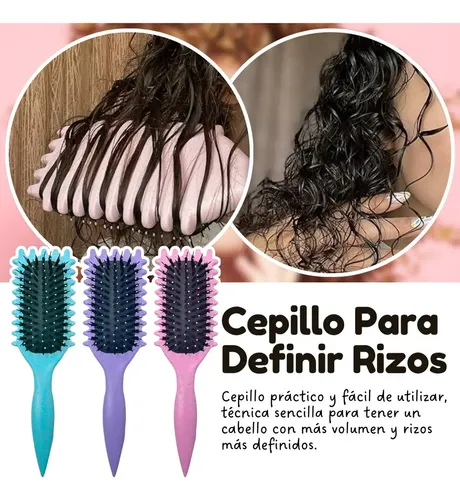 A Cuidado Del Cabello Cepillo Definición Rizos Brounce Curl