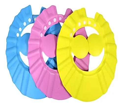 Paquete De 3 Gorros De Baño Para Bebés, Suaves Y Ajustables
