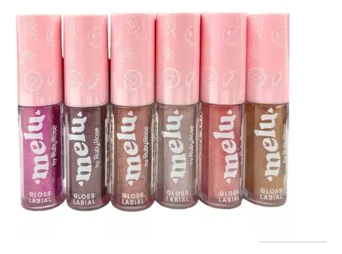 Ruby Rose Melu Lip Gloss Brilloso C/ Glitter
