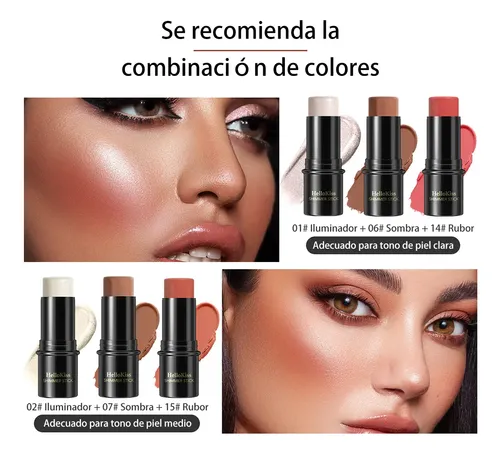 Barra Iluminadora Y Contorno En Stick Para Rostro W