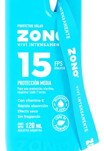 Zono Crema Protectora Solar Fps 15 C/vitamina E 120ml