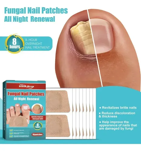 // 3 Parches Para Uñas, De Noche, El Hongo J Kerasal, **