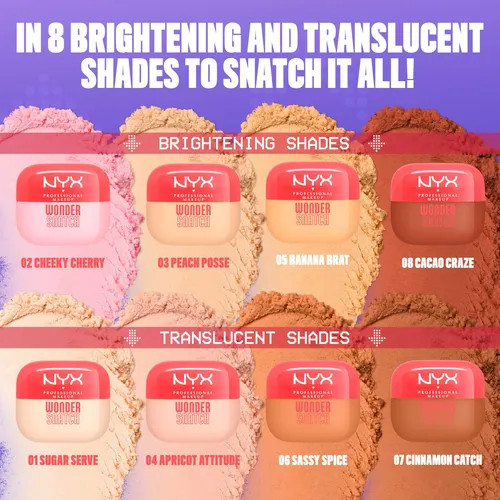Nyx Polvo Suelto Wonder Snatch Translúcido 6 G
