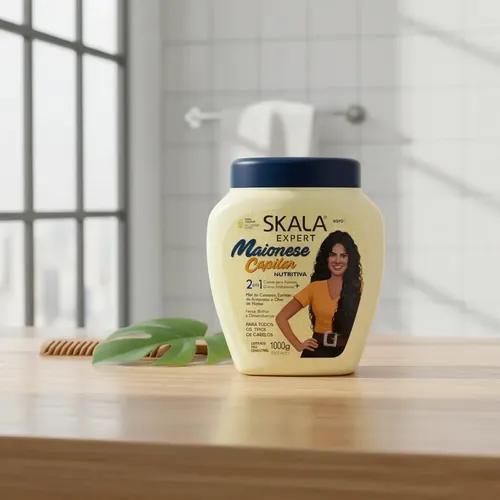 Maionese capilar Skala Máscara crema peinar hidratante 1000g