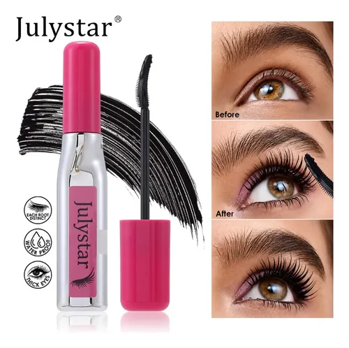 Julystar Rímel De Larga Duración, Impermeable Y Rizado, Set
