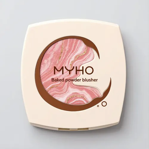 Compacto Cuadrado Rubor Horneado Ideal Para Maquillaje De Of
