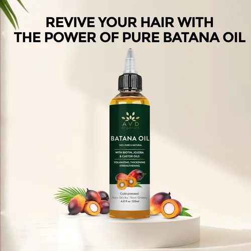 Aceite De Batana Avd Organics Para Crecimiento Capilar 120ml