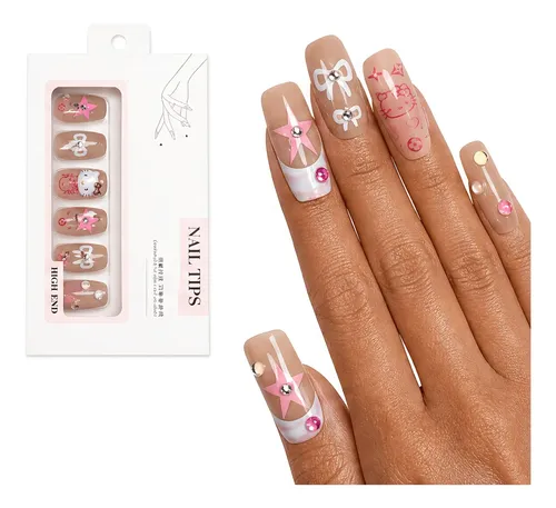 Pegatinas Para Uñas 72pzs Seguro Para El Uso Diario 03