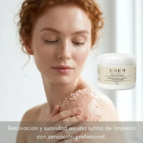 Crema Limpieza Corporal Accion Pulir Exel Grano Grueso 500ml