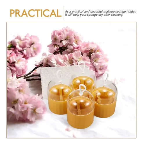 4 Soportes Para Esponjas De Maquillaje, Cajas Para Huevos, B