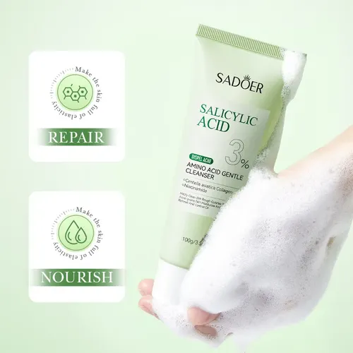 Limpiador Facial Con Ácido Salicílico Para El Tratamiento De