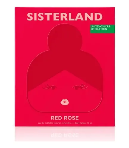 Benetton Sisterland Red Rose – Edt 80 Ml + Loción Corporal 7