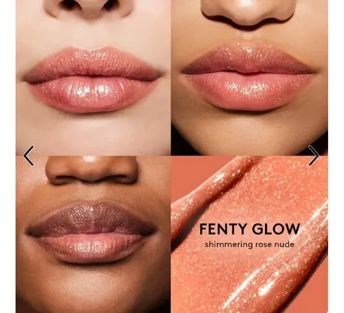 Fenty Beauty Gloss Bomb Stix High-shine Stick Labial Brillo Color N1 – Fenty Glow – Shimmering Rose Nude