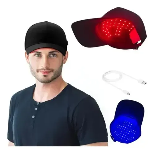 Gorra De Cuidado Capilar Con Luz Roja Led, Forma Perfecta