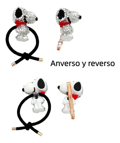 2pzs Snoopy Donas Cabello Pinzas De Cabello Flash Accesorios
