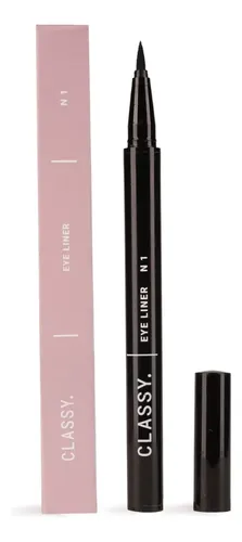 Eye Liner Fibrón Negro Para Ojos Classy
