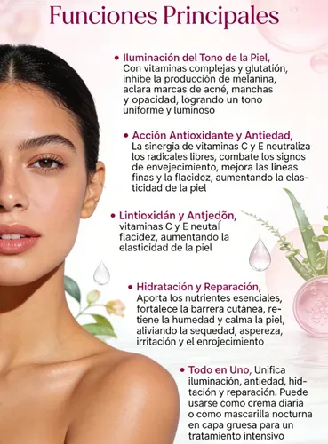 Crema Hidratante Antiedad Y Antioxidante 60ml