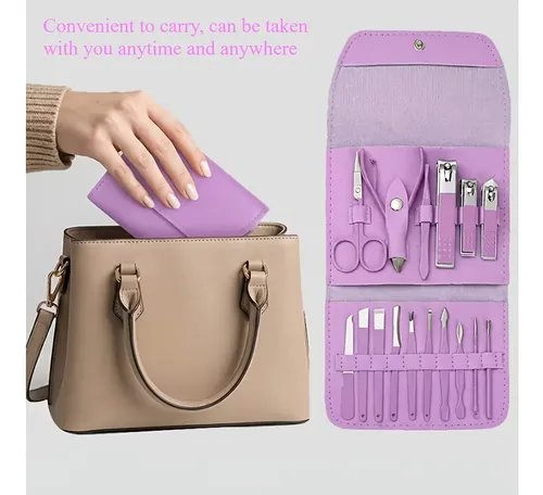 Yjp Set 16 En 1 De Manicure Y Pedicure Con Estuche Xx