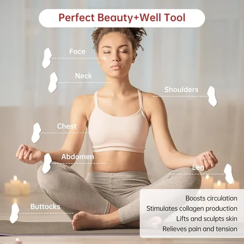 Herramienta Gua Sha Metal Facial Y Corporal Para Circulació