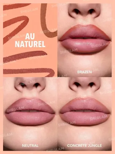 Sheglam Set De Delineador De Labios So Lippy – Tono A Color Au Naturel