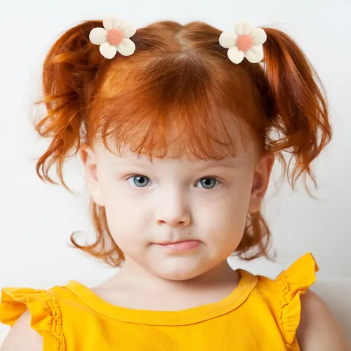 Cintas Para El Pelo Cavetee Para Niñas Pequeñas Con Flor Y L