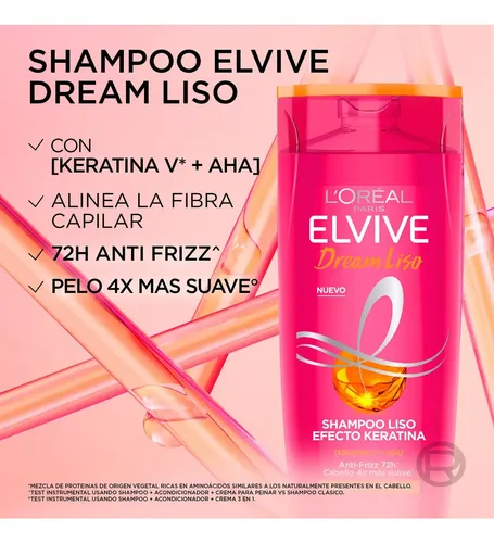 Shampoo Elvive Dream Liso 200ml