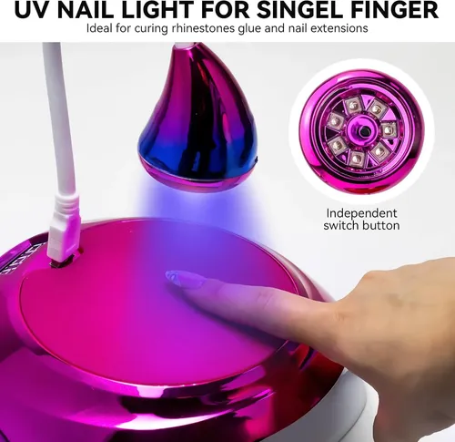 Lámpara Uv Led 268w Para Uñas Con Sensor Y 4 Temporizadore