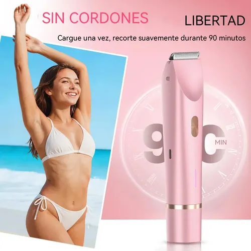 Depiladora Eléctrica Para Mujer Eliminación Vello Corporal