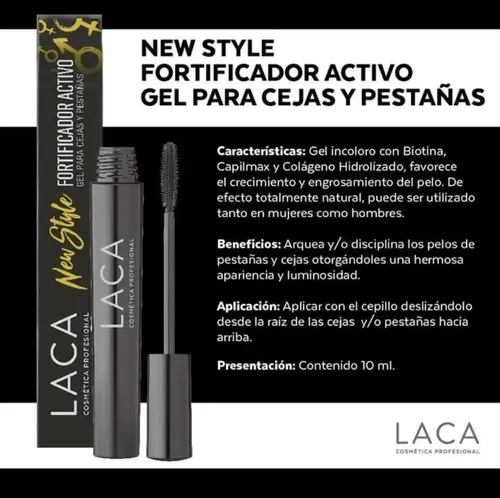Laca Style Lash Fortificador Activo Cejas Y Pestañas Engrosa