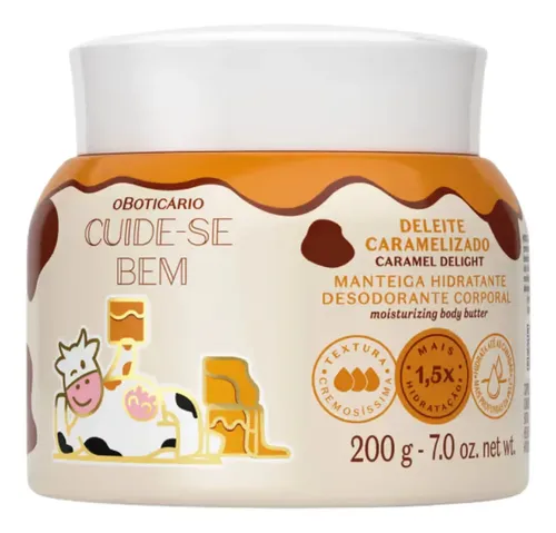 Manteca corporal desodorante hidratante Take Good Care of Yourself Caramelized Delight 200 g O Boticário