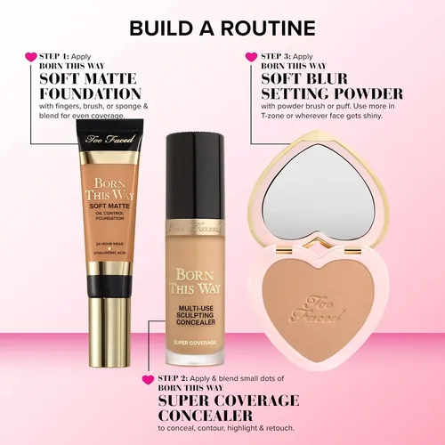 Polvo Fijador Flexible Too Faced Born This Way 4 Deep