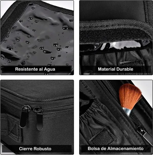 Maletin Profesional Organizador De Maquillaje Reina Casa Color Negro