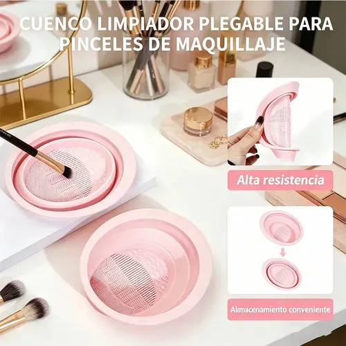 Set 43 Brochas Y Esponjas De Maquillaje Con Estuche Portátil