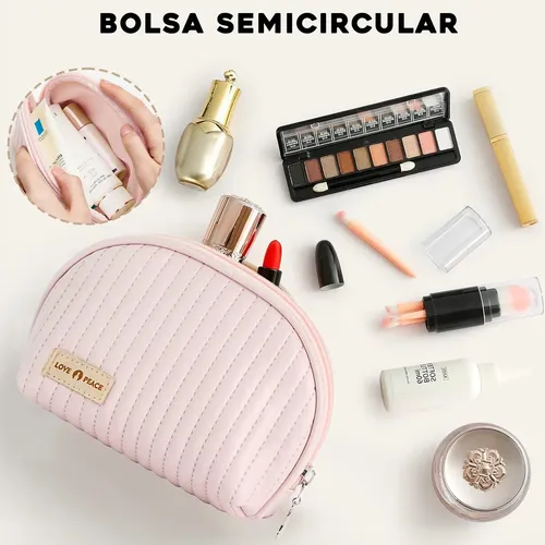 Neceser De Viaje Para Maquillaje, Estuches Y Bolsa 3 Piezas