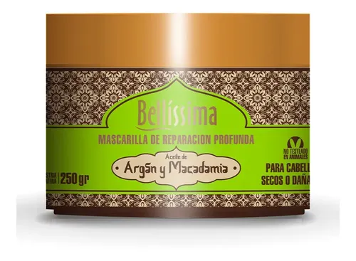Bellissima Mascara Reparacion Profunda 250 Argan Y Macadamia