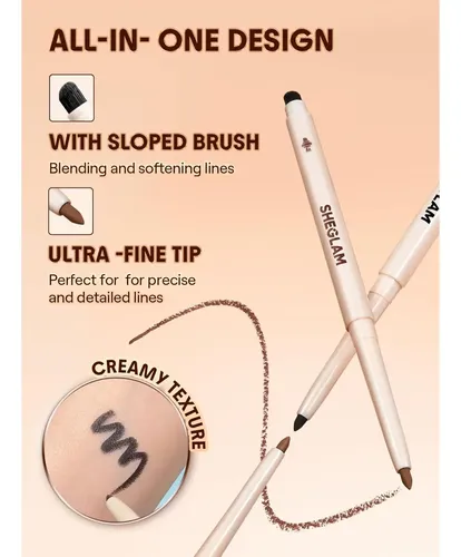 Lápiz De Eyeliner Cremoso Sheglam A Prueba De Agua