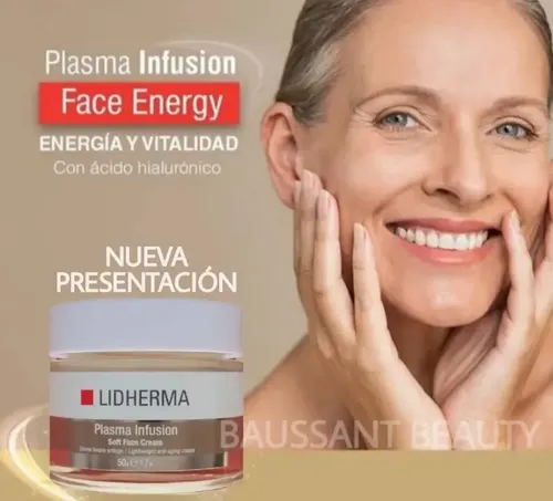 Crema Face Lidherma Plasma Infusion todo tipo de piel 50g face cream