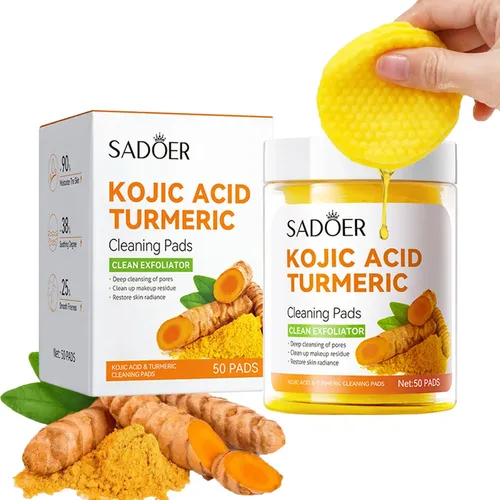 Sadoer Pads Exfoliantes Kójico Cúrcuma 50 Pads