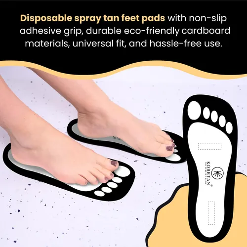 Autobronceador Kobbtan 120 Pares De Protectores Desechables