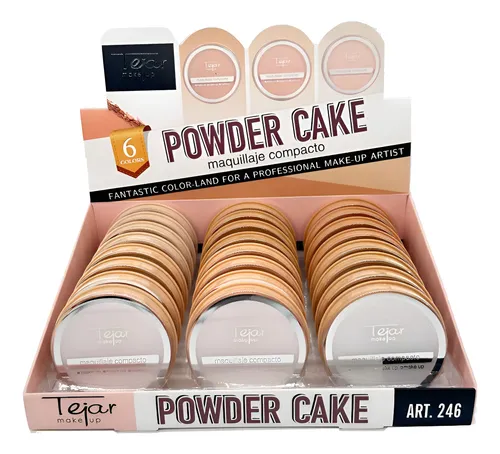 Polvo Compacto Base De Maquillaje Tejar