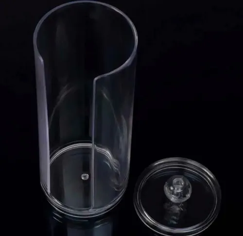 Organizador Porta Discos De Algodón Wipes Maquillaje