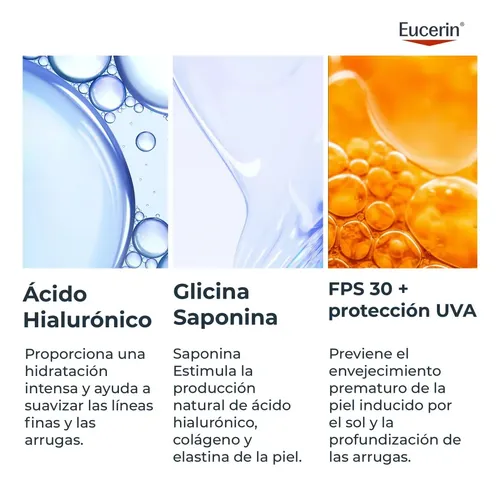 Eucerin Hyaluron Filler + 3x Effect Crema Antiarrugas de Día Fps30