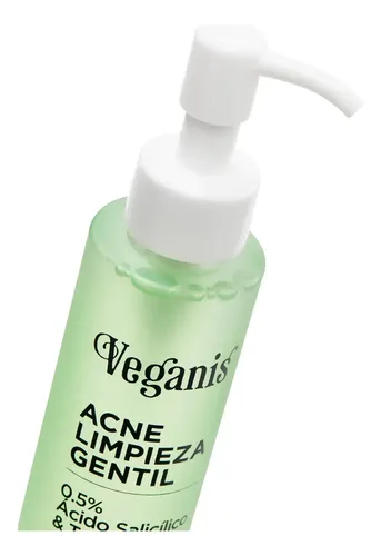 Veganis Gel Acne Limpieza Gentil 150 Ml S/tacc Cruelty Free Todas Día/noche