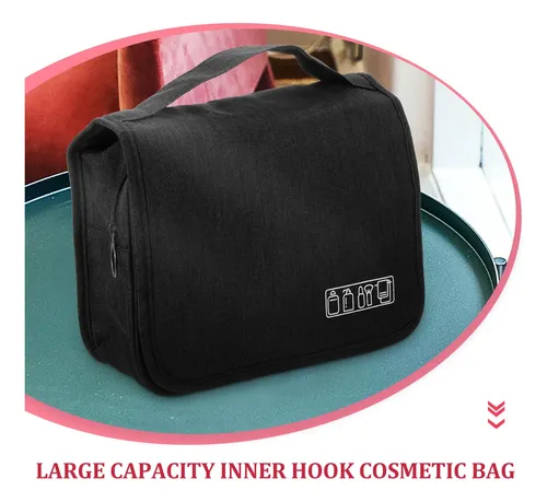 Neceser Portátil, Práctico Bolso De Maquillaje, Gancho Para